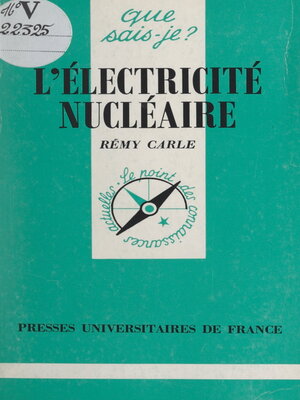 cover image of L'électricité nucléaire
